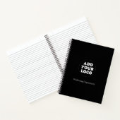 Business Logo And Text Simple Notebook ノートブック (内部)