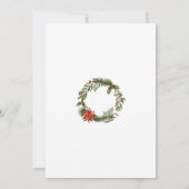 Business Logo Annual Corporate Christmas Party 招待状 (裏面)