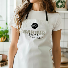 Business Logo Baking Squad Name Matching Group エプロン