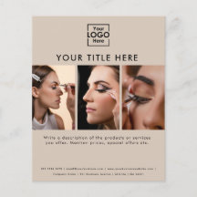 Business Logo Beige美しいサロン3枚