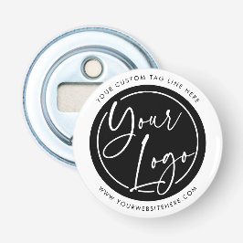 Business Logo Black & White Promotional Gift 栓抜き