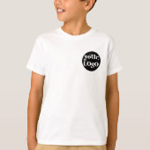 Business Logo Branded Front And Back Tシャツ (正面)