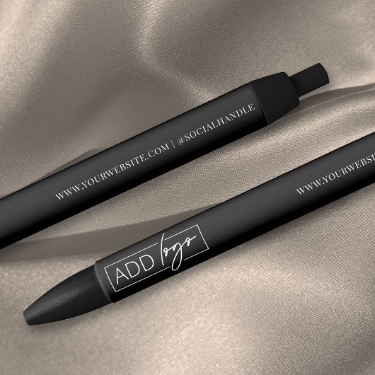 Business Logo Branded Gift Promotional Black 青ボールペン