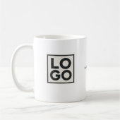 Business Logo Branding Custom コーヒーマグカップ (左)