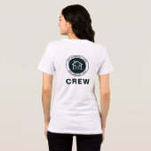 Business Logo Companyカスタム Employees Crewの追加 トライブレンドＴシャツ (裏面全面)
