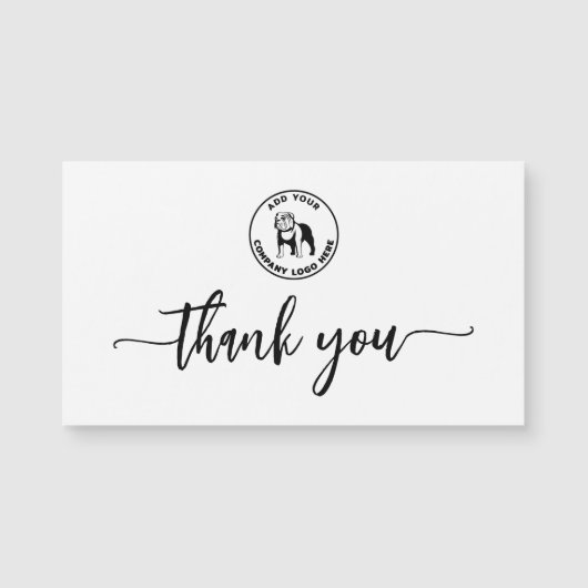 Business Logo Company Customer Thank You (正面)