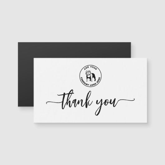 Business Logo Company Customer Thank You (正面/裏面)