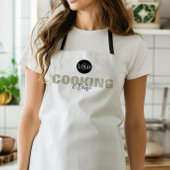 Business Logo Cooking Crew Matching Group エプロン