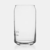 Business Logo Corporate Promotional Modern  ガラス缶 (裏面)