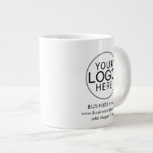 Business Logo Corporate Promotional Swag Custom ジャンボコーヒーマグカップ (正面右)