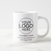 Business Logo Corporate Promotional Swag Custom ジャンボコーヒーマグカップ (右)