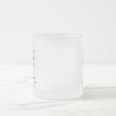 Business Logo Corporate Promotional Swag Custom フロストグラスマグカップ (中央)