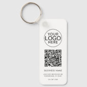 Business Logo Corporate QR Code Promo Custom キーホルダー (正面)