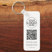 Business Logo Corporate QR Code Promo Custom キーホルダー (正面)