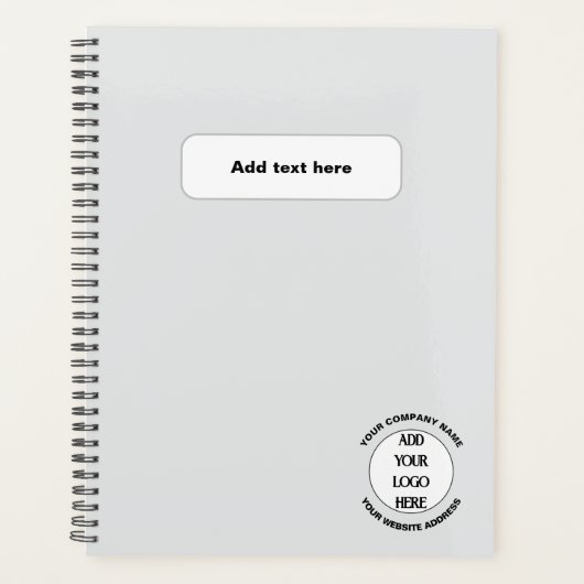 Business Logo Custom  プランナー手帳 (正面)