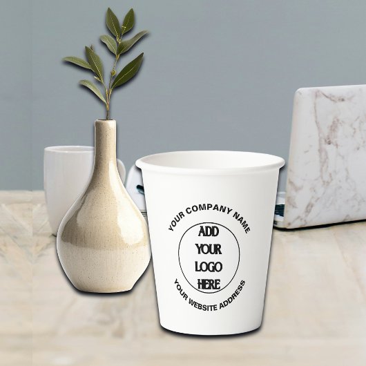 Business Logo Custom  紙コップ