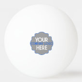 Business Logo Custom Companyイベントのパーティーを所有するのに使用して下 卓球ボール (正面)