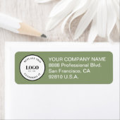 Business logo Custom Corporate Green  ラベル (インサイチュ)