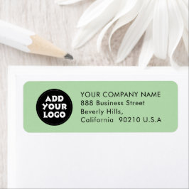 Business logo Custom Corporate Return address ラベル