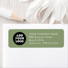 Business logo Custom Corporate Return address ラベル
