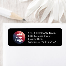 Business logo Custom Corporate Return address ラベル