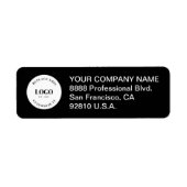 Business logo Custom Professional Corporate  ラベル (正面)