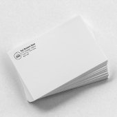 Business Logo Custom Return Address セルフインキングスタンプ