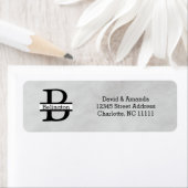 Business Logo Custom Return Address Label ラベル (インサイチュ)