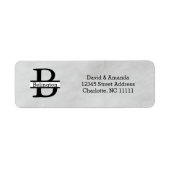Business Logo Custom Return Address Label ラベル (正面)