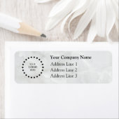 Business Logo Custom Return Address Label ラベル (インサイチュ)