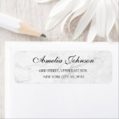 Business Logo Custom Return Address Label ラベル (インサイチュ)
