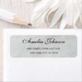 Business Logo Custom Return Address Label ラベル (インサイチュ)