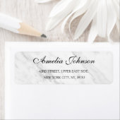 Business Logo Custom Return Address Label ラベル (インサイチュ)