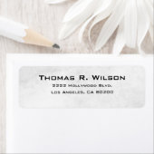 Business Logo Custom Return Address Label ラベル (インサイチュ)