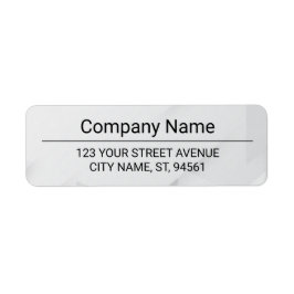 Business Logo Custom Return Address Label ラベル