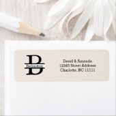 Business Logo Custom Return Address Label ラベル (インサイチュ)