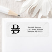 Business Logo Custom Return Address Label ラベル (インサイチュ)