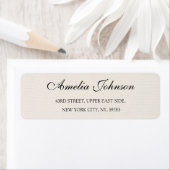 Business Logo Custom Return Address Label ラベル (インサイチュ)