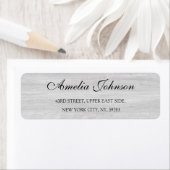Business Logo Custom Return Address Label ラベル (インサイチュ)