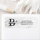 Business Logo Custom Return Address Label ラベル (インサイチュ)