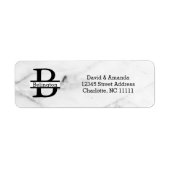 Business Logo Custom Return Address Label ラベル (正面)