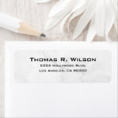 Business Logo Custom Return Address Label ラベル (インサイチュ)