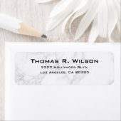 Business Logo Custom Return Address Label ラベル (インサイチュ)