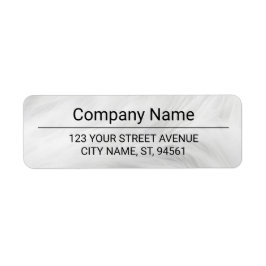 Business Logo Custom Return Address Label ラベル