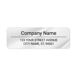 Business Logo Custom Return Address Label ラベル