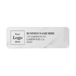 Business Logo Custom Return Address Label ラベル