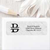 Business Logo Custom Return Address Label ラベル (インサイチュ)