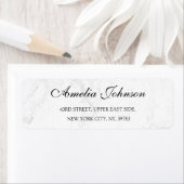 Business Logo Custom Return Address Label ラベル (インサイチュ)