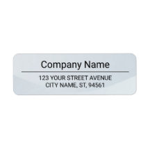 Business Logo Custom Return Address Label