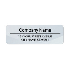Business Logo Custom Return Address Label ラベル